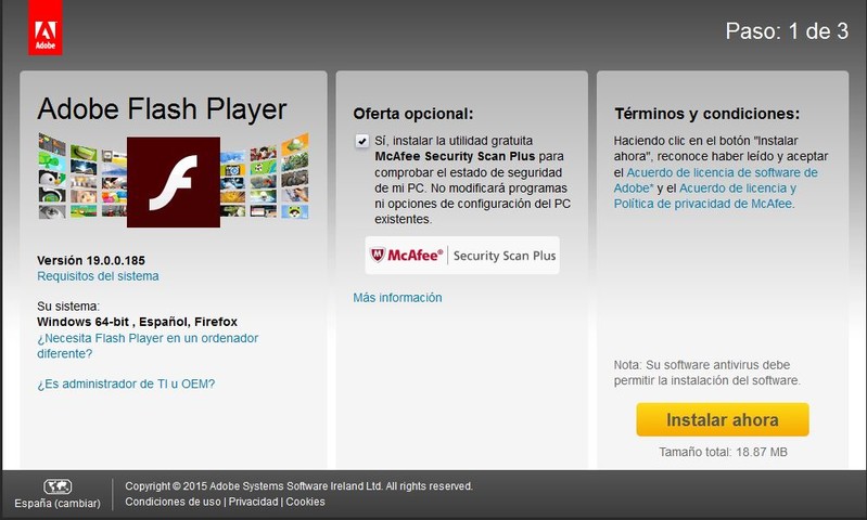 flash player 64 bits windows 7 download